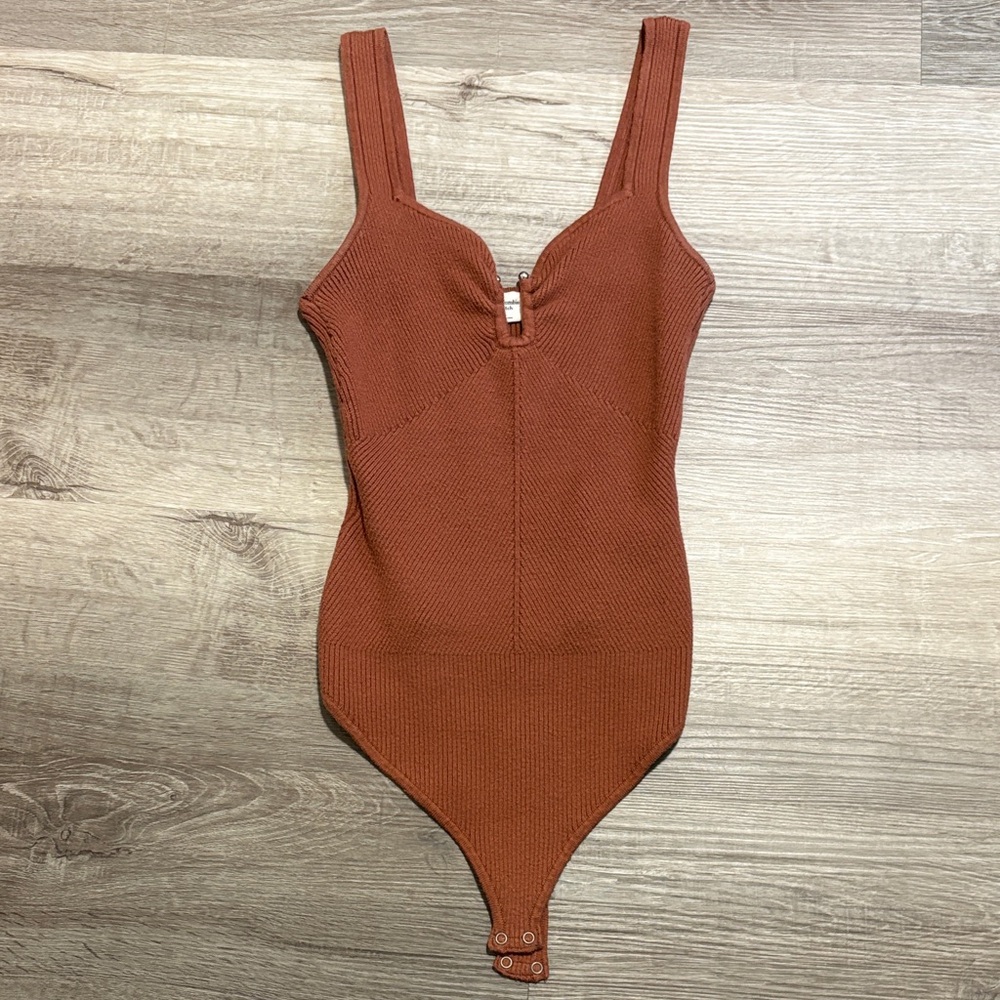 Abercrombie & Fitch Rust Tank Bodysuit